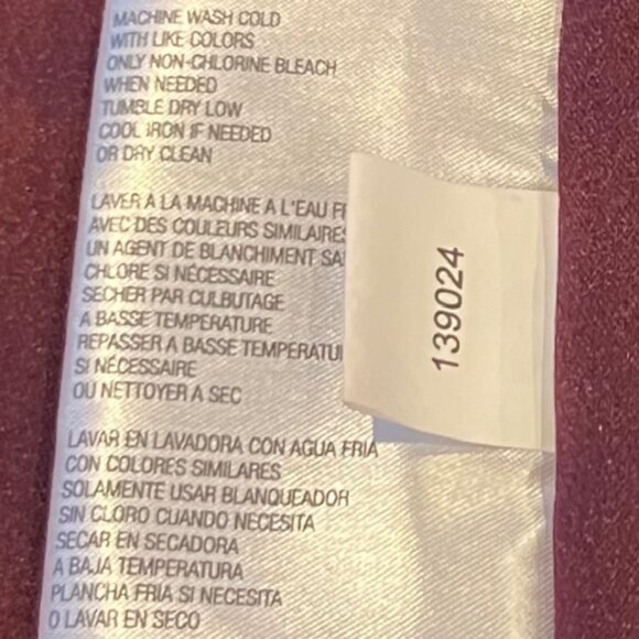 Michael Kors Trench Coat szXL Mid-length Burgundy/Maroon color - Picture 8 of 9